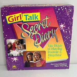 Vintage 1991 Girl Talk Secret Diary Board Game Golden 5058